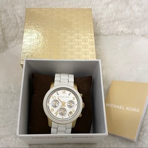 Michael Kors White Silicone Watch